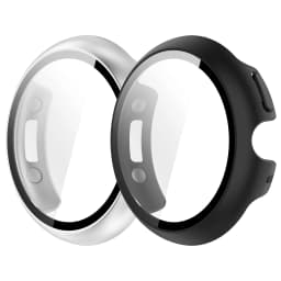Tempered Glass+Case for Google Pixel Watch 3 45mm Screen Protector Cover PC Frame Accessories for Google Pixel Watch 3 2 1 41mm