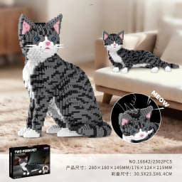 Dog Cat Micro Building Blocks Balody Animal Pets Beagle Ragdoll Tabby Cat Model Assembly Puzzle Mini Brick Figure Toy for Gift