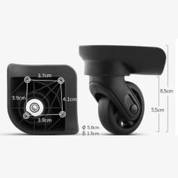 2Pcs/Pack Luggage Wheel for Delsey Wheels Replacement Suitcase Repair Accessories Omni-directional Wheel Mute