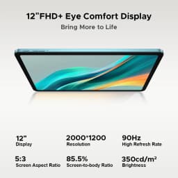 Global Version DOOGEE T36 Android 15 Tablet 8+256GB 12'' FHD+ 90Hz IPS Display Unisoc T620 Octa Core 8800mAh Battery Widevine L1