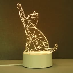 Heart Love Acrylic 3D Night Light USB DIY Kids Bedroom Night Lamp for Valentine's Day Decor Christmas Wedding Cute Gifts 2023