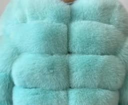 Faux Fur Women Coats Solid Round Neck Full Sleeve Coat Thick Warm Fox Short Open Stitch Elegant Splice Autumn Winter 2024