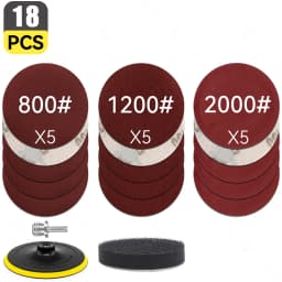 Sand Paper Sanding Discs Hook And Loop Adhesive Sandpaper For Car Headlight Restoration Polishing Sander Polisher Backing Pad