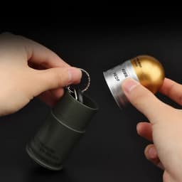 1/2/3 pcs Shell Storage Box M433 HEDP 40mm Cartridge Dummy Grenade Model Collection Toy Mini Storage Case