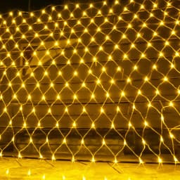 3x3m 6x4m 10x1m LED Net Mesh String Lights Outdoor Window Curtain Fairy Light Christmas Tree Bush Net Light for Garden Decor