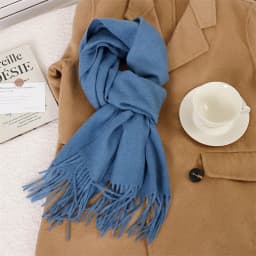 70Color Solid Winter Women Scarf Warm Thicken Cashmere Shawl Outdoor Tassels Pashmina Lady Wrap Windproof Scarves Fashion Luxury