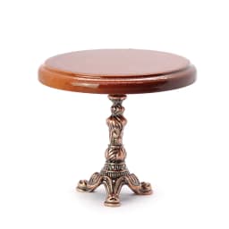1Pcs 1/12 Wood Miniature Doll House Accessories Simulation Retro Coffee Stool/Table Furniture Model Family Toy Decorations