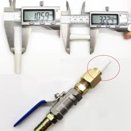 2/2.5/3/3.5/5mm Ceramic Sandblaster Nozzles for Valve Type Sand Blasting Gun Portable Sandblasting Tanks