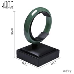 Black PU Leather Jewellery Ring Earrings Stand Holder Set Jewelry Pendant Necklace Chain Chokers Display Bust Bangle Organzier