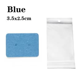 50Sets Earring Cards with 50pcs Bags Necklace Earring Display Cards Self-Seal Bags for Jewelry Packaging Price Tag Card Holder