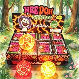 Needoh Flash Meteorite Ball Pinch Music Decompression Artifact Slow Rebound Vent Toy