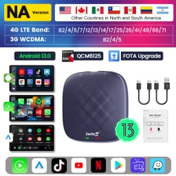 Carlinkit Plus QCM 6125 64G Android 13 CarPlay Ai Android Tv Box Wireless CarPlay Android Auto For Netflix YouTube Spotify IPTV