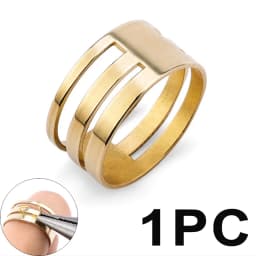 1-9PCS 9x18mm Open Jump Ring Tools Connector Rings Closing Tools Finger Copper Color Jump Ring Opener for DIY Jewelry Making
