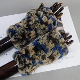 Hot Sale Winter Women Natural Real Rex Rabbit Fur Gloves Good Elastic Knitted Rabbit Fur Mittens Lady Real Rex Rabbit Fur Gloves