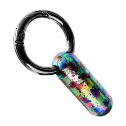 Pure Titanium Waterproof Bunker Portable Small Pill Box Sealed Waterproof Keyring Mini Carry-on First Aid Pill Bottle Three Colo