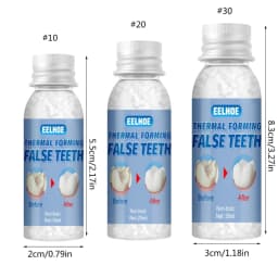 False Teeth Temporary Tooth Repair Set Denture Adhesive Teeth Dentist