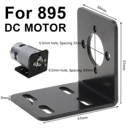 775 Motor Mount Bracket Universal Fixing Mounting Bracket for 750/755/775/795/895 DC Motors Nema 17 28/35/42 Stepper Motor