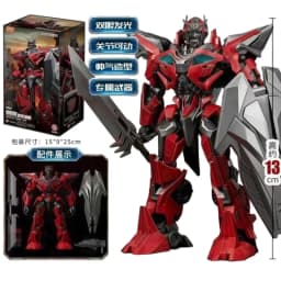 BLOKEES Transformers Shockwave Soundwave Ironhide Optimus Prime Action Anime Figure Assembly Building blocks Model Toys Gifts