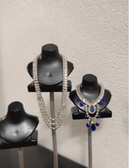 Need 15days process time New Handmade Toy necklace Earrings Crystal diamond accessories for your 1/6 scale BB FR dolls BBMOD32