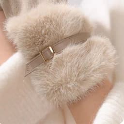 Winter Women Keep Warm Plus Velvet Touch Screen Thicken Plush Wrist Suede Gloves Fashion Personality Elegant Drive Cycling