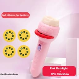 Flashlight Projector Torch Lamp Toy Cute Cartoon Creativity Toy Torch Lamp Flashlight Projector Toy Baby Sleeping Story Book