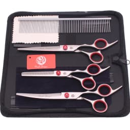 Dog Grooming Scissors Purple Dragon 6" 7" Stainless Pet Beauty Scissors Cutting Scissors Thinning Shears Curved Scissors Z3001