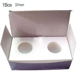 1 Set Coin Storage Stamp Holder Square Cardboard Case Coin Album Collection Coin Holders Flip Clip Coin Capsules Cover Storage