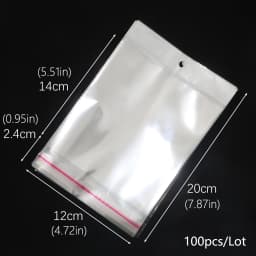 OPP self sealing transparent plastic bag, cellophane, self-adhesive packaging, jewelry, candy, cookies, gift packaging bag