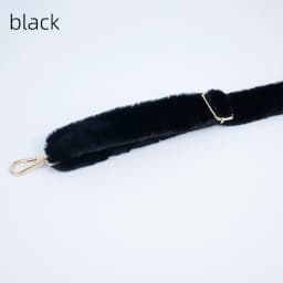 1 Pc Winter Warm Long Length Adjustable Plush Bag Strap Replacement Furry Belt for Women Shoulder Crossbody Bags Accessories