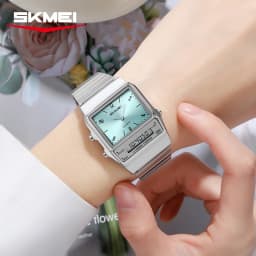 SKMEI 2632 Student Dual Display Luxury Watch for Men Women's Electronic Waterproof Chrono Mens Wristwatches Quartz Watches Reloj