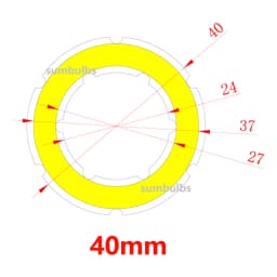 2W-12W Angel Eyes COB Light Source Annual Shape 12V DC 20mm-120mm Ring LED Chip Cold Warm White Light Source for DIY Car Bulb