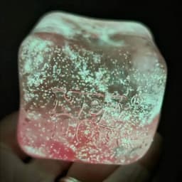 @Needoh Nice Cube Glitter & Glow Squeeze Sensory Stretch Anxiety Relief ADHD Fidget Leisure Adult Gift