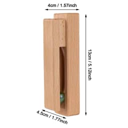 Nordic Walnut Beech Towel Hook Strong Viscose Wall Hanging Door Wooden Creativity Hook Free Punching Bathroom Home Hotel Storage
