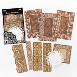 30sheets Lace Material Paper Junk Journal Decor DIY Supplies Scrapbooking Art Collage Aesthetics Stationery Craft Paper