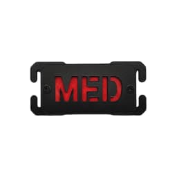 Molle EDC Identify Safety Outdoor Mark Strip Patch Umbrella Blood Type Nuclear Radiation Cat Eyes Tactical Equipment Accessorry