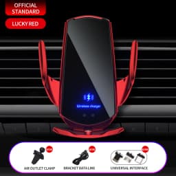 15W Car Wireless Charger Magnetic Automatic Car Mount Phone Holder For iPhone Xiaomi Samsung Infrared Induction Fast Charging