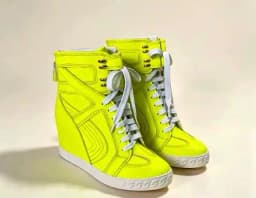 Two-Tone Snake Print Wedge High Top Sneakers Women Genuine Leather Lace Up Hidden Wedge Ankle Boots Platform Casual Shoes Lady
