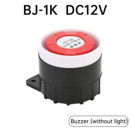 Mini Sound Alarm Siren Horn for Alarm System 12 24V 220V Buzzer High Decibel Sound and Light Alarm Anti-theft Horn Electronic