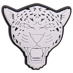 1Pcs Horse Black White Animals Lion Tiger Wolf PVC Shoes Decorations Buckle Charms Fit Cool Kids Party Gift