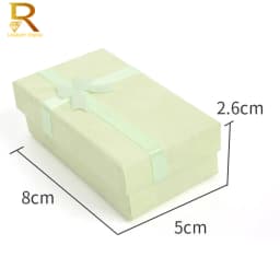 24 pcs High Quality Paper Ring Necklace Set Jewelry Necklace Earrings Rectangular Package Gift Box 5*8*2.5cm