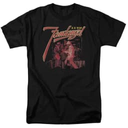 ZZTOP Band 1999 Retro Wrench Pattern Retro Blues Casual T-Shirt Men's and Women's Luxury Brand