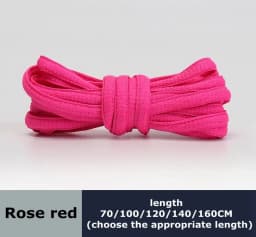 Durable Oval Polyester Flat Shoe Lace Semicircle Sports Shoelaces Classic Casual Boots Shoestrings for Adult Unisex