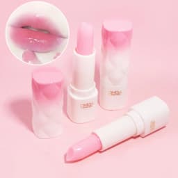 Peach Color Lip Balm Crystal Temperature Change Lipstick Girl Moisturizing LongLasting Lip Gloss Makeup Lip Care Repair Cosmetic