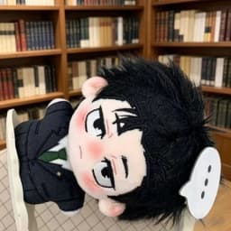 10cm Printed Anime Character Plush Doll, Fan Made Cartoon Figure Pendant, Cute Stuffed Keychain Ornament