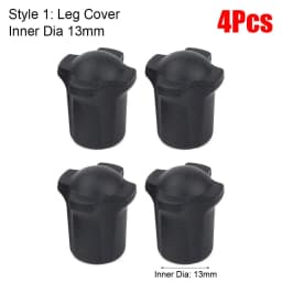 1 Set Universal Moon Chair Accessory Anti-slip Anti-sag Leg Protectors Removable Wear-resistant Foot Covers Joint Plug