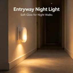LED Night Light Wall Lamp EU Plug Light Control Induction Energy Saving Environmental Protection Bedroom Lamp Home Decor Q