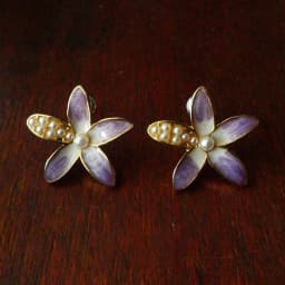 Vintage Baroque Embossed Enamel Flower Brooches Stud Earring Set Pearl Brooch Women Clothing Party Accessories Gift