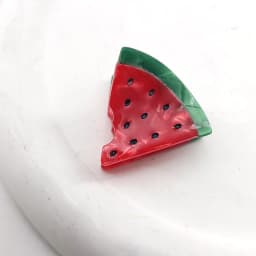 1/2/4 PCS Fruit Acetate Hairpin Cute Little Grab Strawberry Lemon Cherry Grape Bangs Broken Hairpin Top Clip Hair Accessories