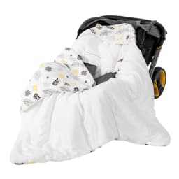 Baby Wrap Blanket For The Newborn With Windproof Hooded In A Infant Car Seat Autumn Warm Envelope For Discharge 0-6 Months