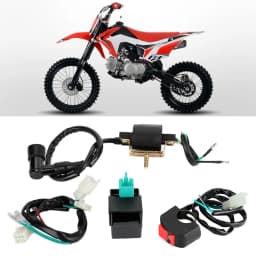 Complete Kick Start Engine Starting Wiring Harness Fits for 50cc PITPRO Dirt Bike Kill Switch Wiring